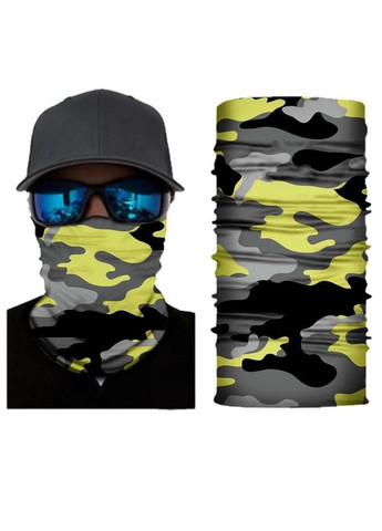 Баф універсальний "Камуфляж" із жовто-сірим принтом China (366890761)