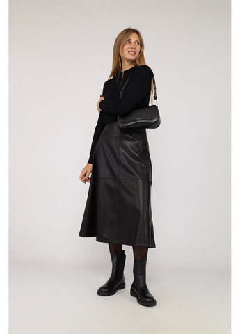 Черная юбка трапеция женская цвет черный цб-00284482 Yuki