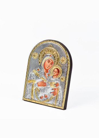 Вифлеємська Ікона Божої Матері 8,3х10,4см аркової форми без рамки на дереві Silver Axion (265445983)