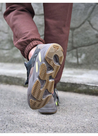 КРОССОВКИ ЖЕНСКИЕ ADIDAS YEEZY 700 V1 MAUVE АДИДАС ИЗИ БУСТ No Brand чёрные демисезоны (369387290)