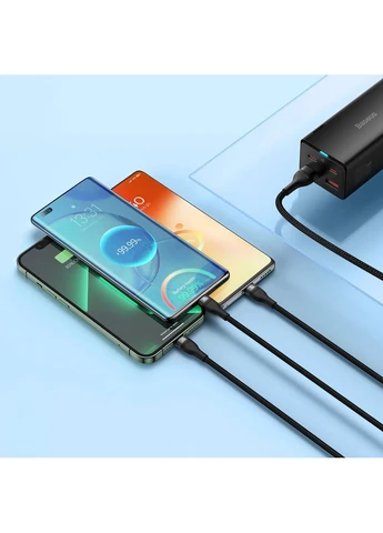 Кабель Flash Series II 3-in-1 USB-A to USB-C/Lightning/Micro-USB 100W 1.2m Black (CASS030001) [121887] Baseus (399556449)