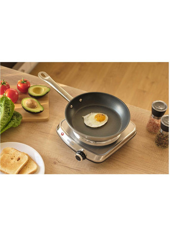 Плитка настільна SCP1506SS електрична, комф. - 1, 1.5Вт, управл - мех., нерж. сталь Sencor (365291292)