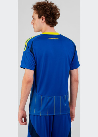 Виїзне джерсі Ukraine 24 adidas логотип синій спортивні