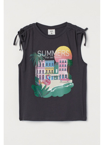 Сіра літня футболка H&M