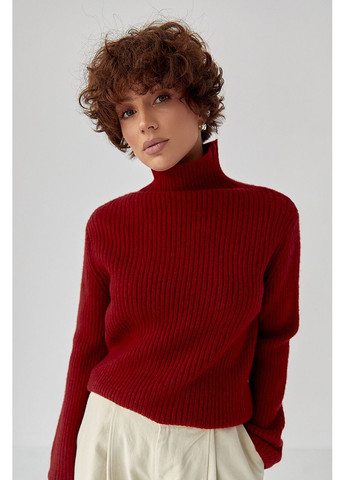 Вязаный гольф в рубчик Lurex (371334047)