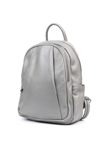 Кожаный женский рюкзак Italy - 02443_grey серый Virginia Conti (315772138)