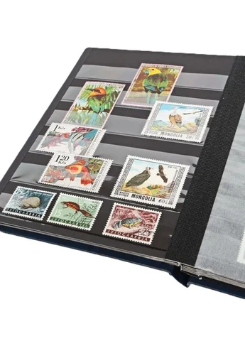 Альбом для марок Prinz - кляссер 16 страниц A5 - черные страницы Safe (389970087)