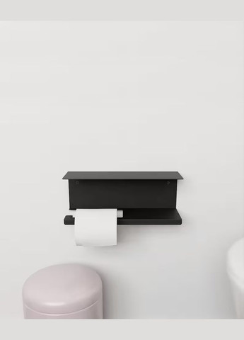 Полиця тримач для туалетного паперу NC Home 2-ярусна Nice & Cozy Holder for paper (295689483)