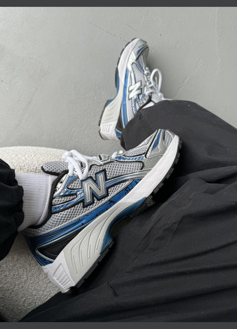 Серые демисезонные кроссовки мужские new balance 740 grey blue | нью беланс 740 серые синие No Brand