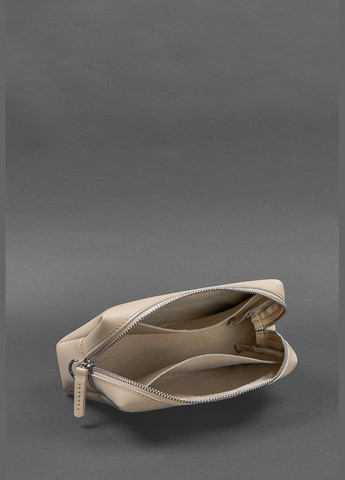 Кожаная косметичка-несесер 3.0 Светло-бежевая (A-027533) BlankNote (329742947)