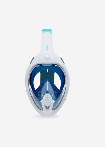 Повнолицьова Маска для Плавання Пірнання Снорклінгу Easybreath+ Freetalk S/M Блакитний Subea (336550150)