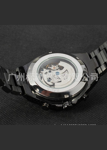 Часы мужские механические наручные Skeleton с автоподзаводом Черный с золотом ( код: IBW903BY ) Winner (365865072)