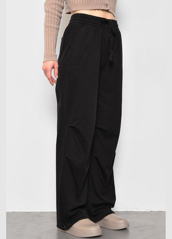Штани жіночі напівбатальні чорного кольору Let's Shop (285692211)