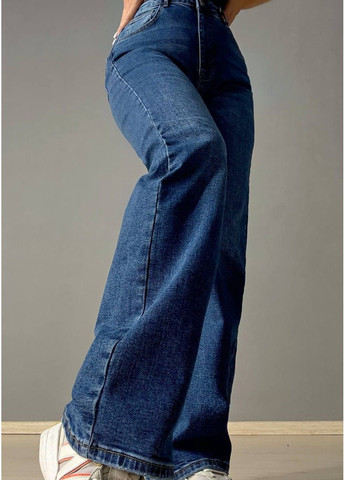 Джинси жіночі 3421-2 straight fit прямі стрейчеві сині Its Basic - (358786692)