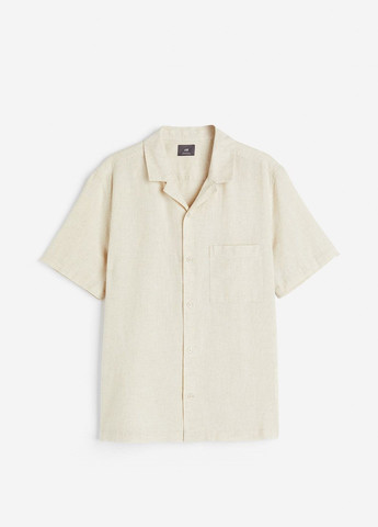 Светло-бежевая кэжуал рубашка H&M