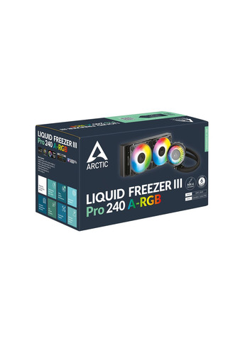 Система водяного охлаждения Liquid Freezer III Pro 240 A-RGB Black (ACFRE00182A) Arctic (356728907)