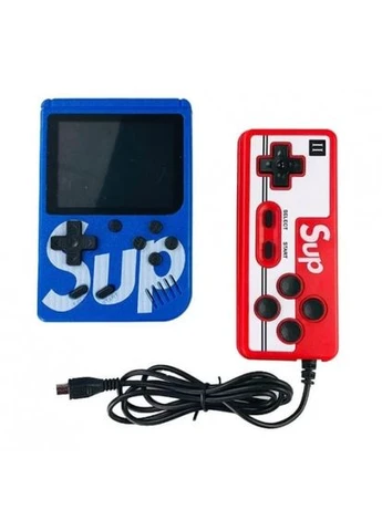 Ретро ігрова приставка c джойстиком Dendy Retro Game Box with Controller 400 ігор (Blue) [48837] Sup (399971685)