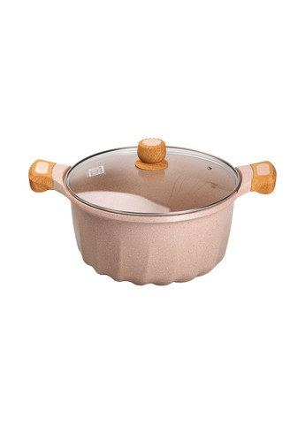 Набір MGC каструль алюмінієвих 5,3/8,2/11,8 л з керамічним покриттям, бежевий MGC HP-4-402 No Brand (373399856)