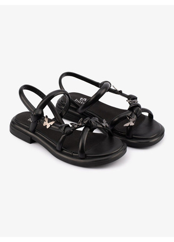 Черные женские босоножки 1100461 Buts с ремешком