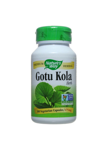 Готу Кола, Gotu Kola, nature's Way, 475 грам, 100 капсул Nature's Answer (366734274)
