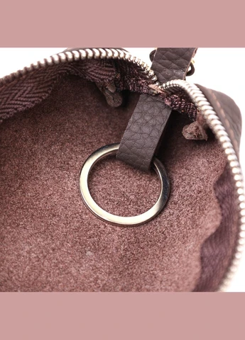 Матова шкіряна ключниця Shvigel коричнева (sku_16545) No Brand (327819820)
