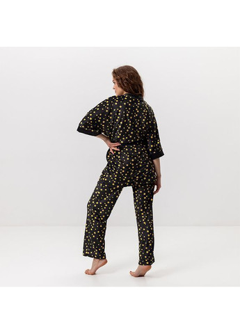 Набор из плюшевого велюра халат + брюки "Звездное небо" Sleeptime Набір халат та штани (365655855)