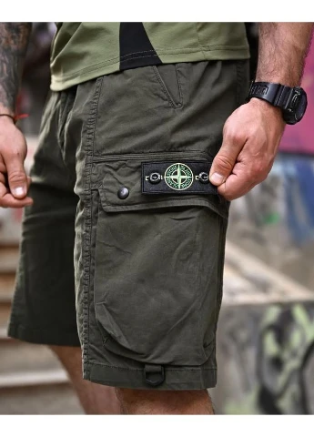 Чоловічі шорти-карго SI PALUM ТР6973 Stone Island (395614396)
