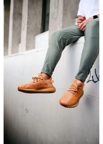 КРОССОВКИ ЖЕНСКИЕ ADIDAS YEEZY BOOST 350 V2 MONO CLAY АДИДАС ИЗИ БУСТ No Brand комбинированные демисезоны (390652398)