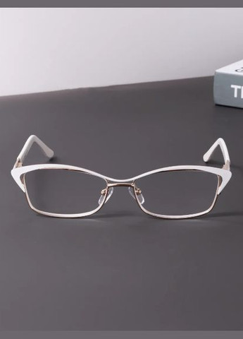 Жіночі окуляри Glodiatr для зору +3.75 метал лисичка Білі Ralph (335814045)