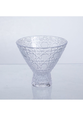 Набір креманок скляних 3 штуки по 200 мл з геометричним візерунком Yiwu (365874042)