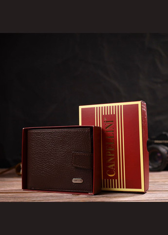Практичний горизонтальний гаманець для чоловіків із натуральної шкіри флотар 21886 Canpellini (331913395)