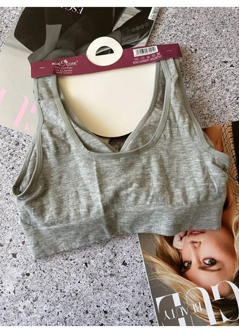 Хлопковый бесшовный топ-майка B-C Blue Rose (317350695)