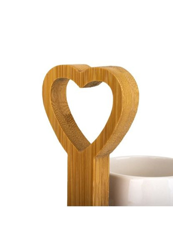 Набор кружок с бамбуковой подставкой "Дуэт", 17 см (9184-006) ELISEY Бамбук (319576249)