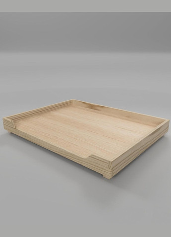 Лежак дерев'яний для собаки з дерева Гротус 100х70 бланже (ЛЖК-0010101) No Brand (328450176)