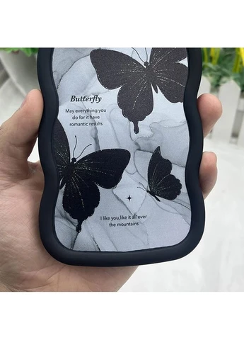 Чехол накладка для Apple iPhone 11 Pro Max TPU матовый 6,5" Бабочки No Brand (403014260)