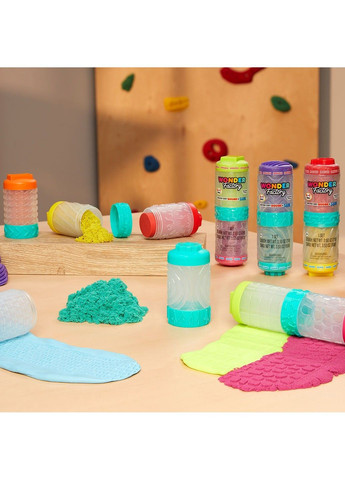 Набір для ліплення 2-В-1 – Яскравий старт: маса для ліплення і пісок Wonder Factory (364237624)