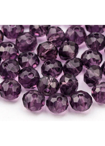 Бусы Рондель 4*3 мм, цвет вишневый 1-нить ≈125-135 шт No Brand (303138541)