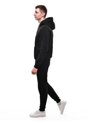 Чорний демісезонний костюм спортивний чоловічий No Brand