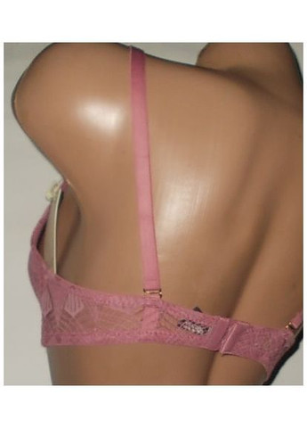 Розово-лиловый бюстгальтер с маленьким пуш-ап на поролоне розово- лиловый Weiyesi с косточками