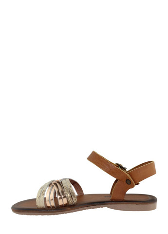 Коричневые босоножки g105.12 коричневый Goover