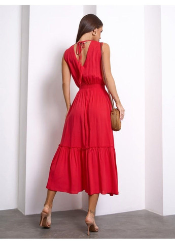 Красное повседневный платье issa pus 15158 красный ISSA PLUS
