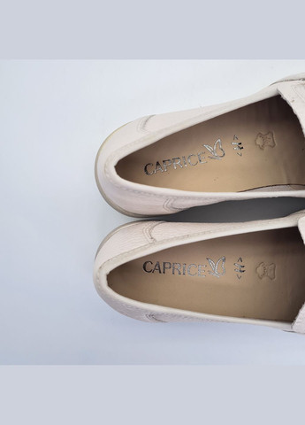 Светло-бежевые мокасины (р) кожа 0-1-1-9-24700-42-136-1 Caprice