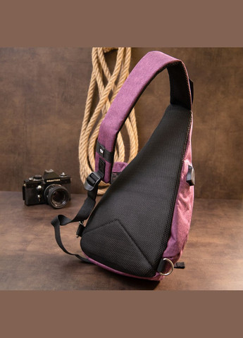 Синяя мужская текстильная сумка через плечо, малиновая кроссбода. 20552 Vintage (329197589)