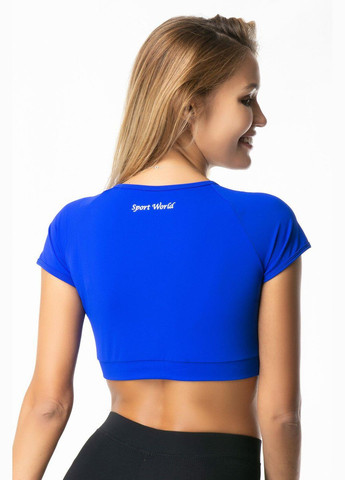 Женский спортивный топ-футболка электрик топ для фитнеса с коротким рукавом XS Opt-kolo (286330556)