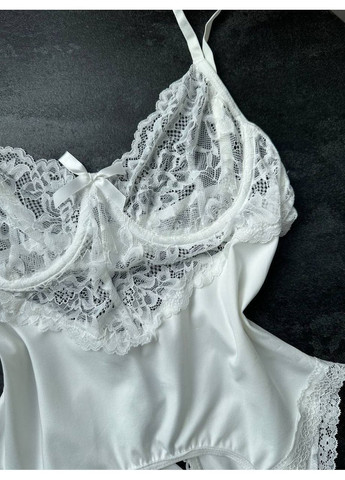 Білий балконет комплект жіночої білизни | ніжна спокуса, білий мереживний Vital-Textile з кісточками поліестер, еластан