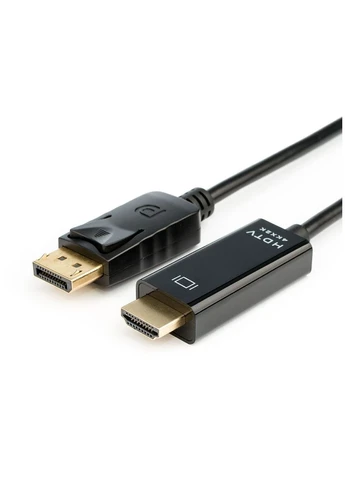 Кабель DisplayPort - HDMI (M/M), 3 м, Чорний (30100) пакет Atcom (394763655)