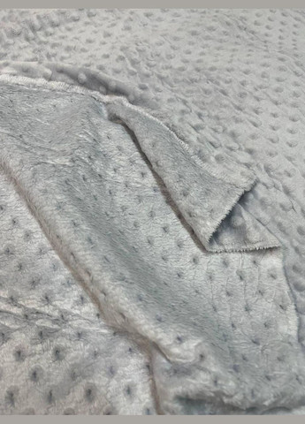 Плед мягкий ворсистый гипоаллергенный 180х215 см Серый (П4Кmur-flis-pled-005-02) No Brand (308755236)