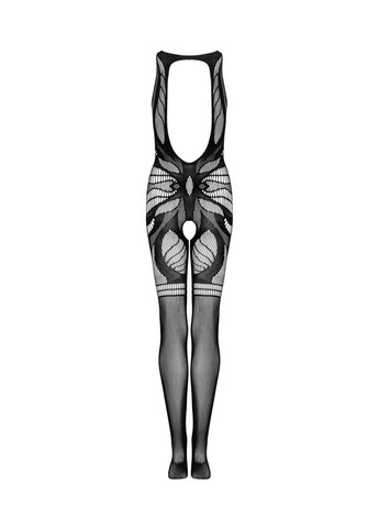 Сітчастий бодістокінг без рукавів Bodystocking G331 S/M/L - CherryLove Obsessive чорний нейлон, еластан