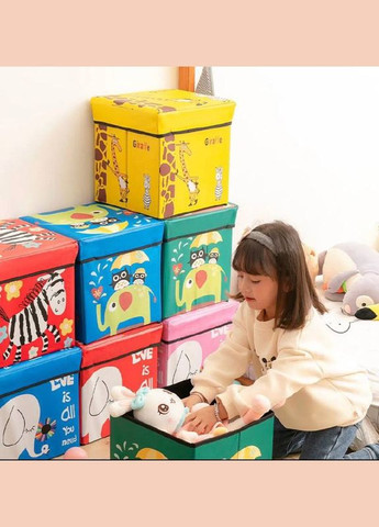 Корзина - пуф для хранения игрушек WW01369 Красная зебра Fun Game (327216810)