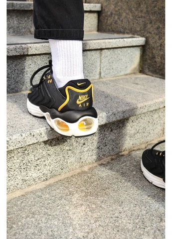 Белые демисезонные кроссовки мужские nike air max tw black white найк аир макс тн плюс белые No Brand